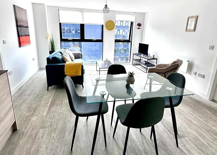 Sleeps 4 Ensuite - Parking & Cityview Lejlighed *