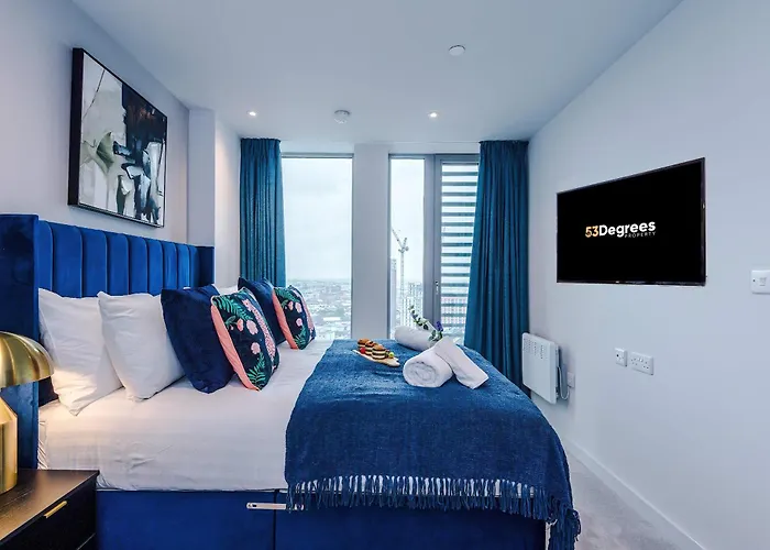 아파트 Stunning New 2-bed Flat In Perfect For Couples 맨체스터