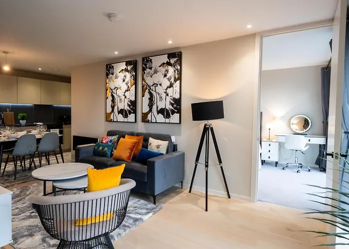 Mega5 Modern 2bedroom Luxury Deansgate-2baths, 2toilets, With Car Park 아파트