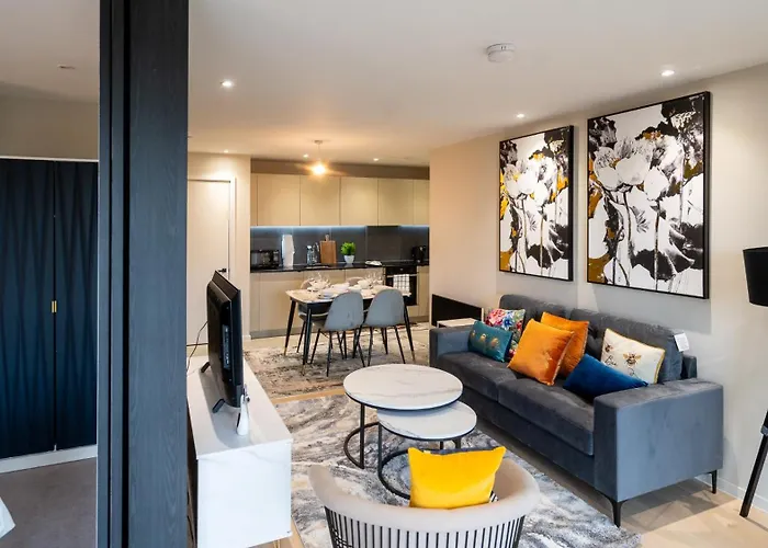 Mega5 Modern 2bedroom Luxury Deansgate-2baths, 2toilets, With Car Park Apartment *