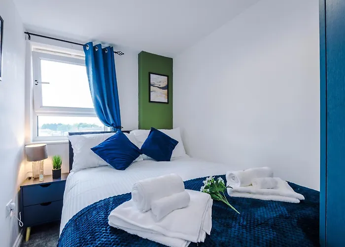 Salford Urban Haven By Parydise Properties - Modern & Chic 2Br Retreat - Sleeps 6 - Perfect For Business Or Work Stays Apartament Manchester