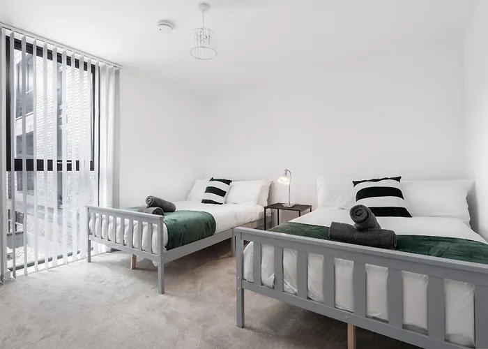 아파트 Pristine Old Trafford & Centre 2bd 2bt - Balcony