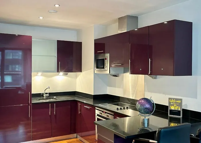 아파트 The Lowry River Executive 2 Bed