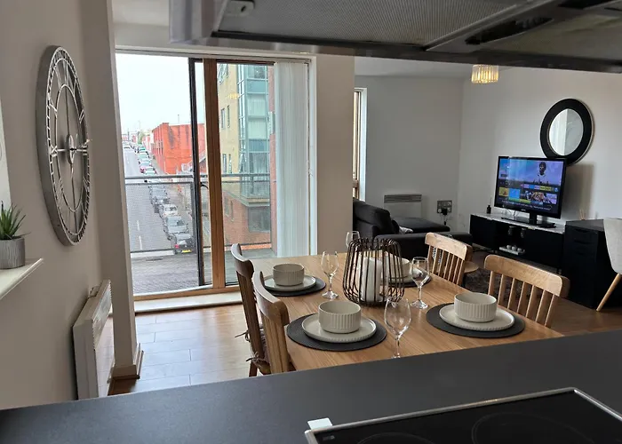 Lux 2bed Centre And Ao Arena Free Parking Modern * 맨체스터