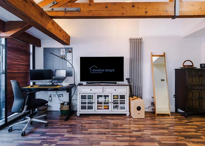 아파트 Mcr 2br 2ba, Parking, Wifi, Full Kitchen 맨체스터