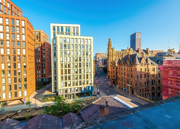 Apartamento Mcr 2br 2ba, Parking, Wifi, Full Kitchen Mánchester