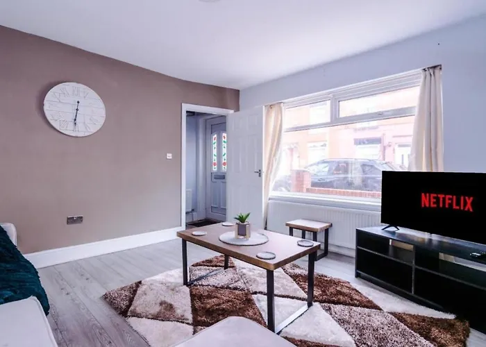 Tatil Evi Stylish 3br-colourful-sleeps 5 Manchester