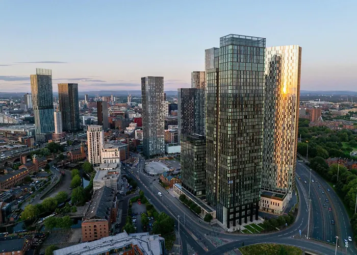 Tranquil Luxury 2br Views 아파트 맨체스터
