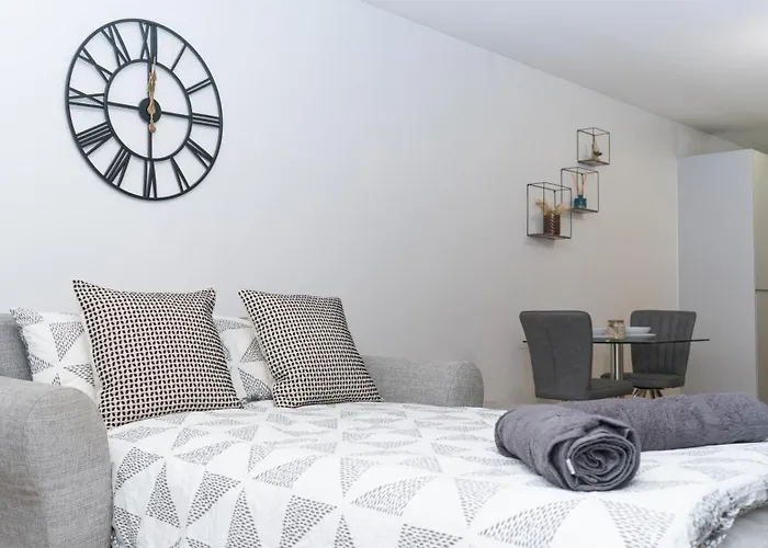 아파트 Elegant 1-bed By Victoria Stn & Ao Arena-sleeps 4 맨체스터