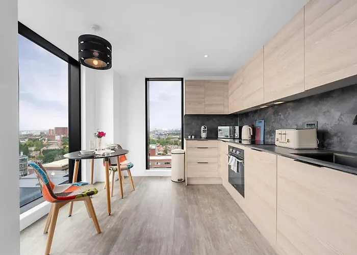 아파트 Skyline Old Trafford Flat By Superhost 맨체스터