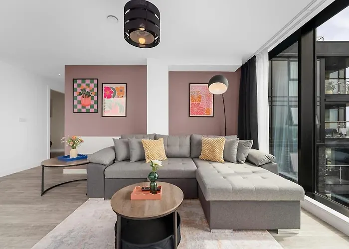 아파트 Skyline Old Trafford Flat By Superhost 맨체스터