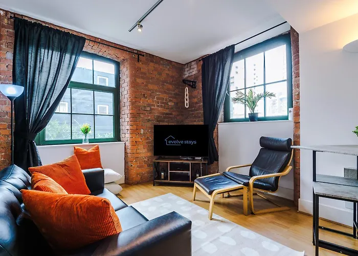 Converted Mill, Stylish In Castlefield Mánchester