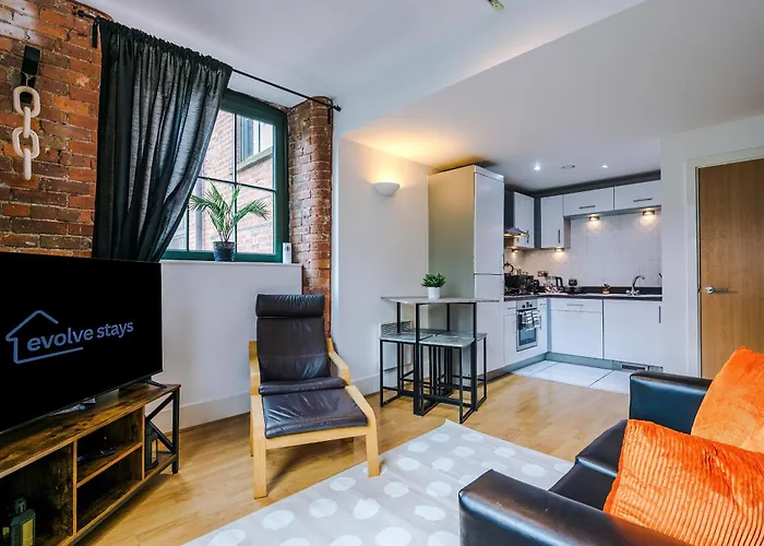 Converted Mill, Stylish In Castlefield Apartament