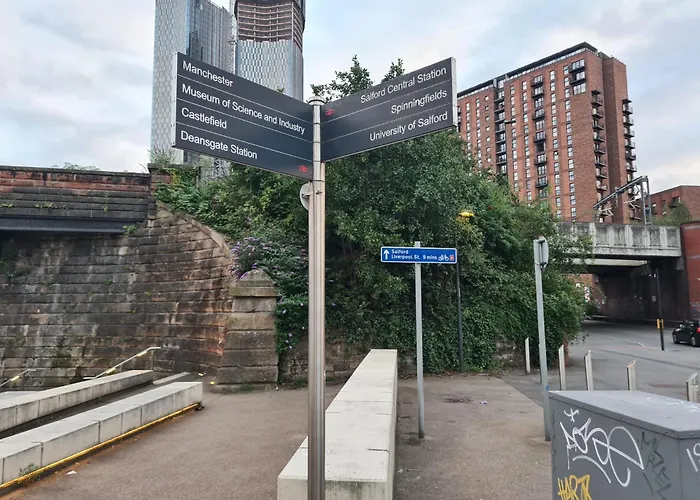 Elegant 2bd & 2ba Centre Luxury With View Apartmán Manchester