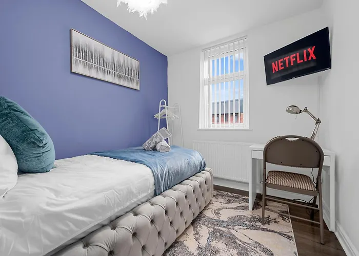 홈스테이 Prestige Mcr - Close To Centre-etihad Stadium - Fast Wifi *