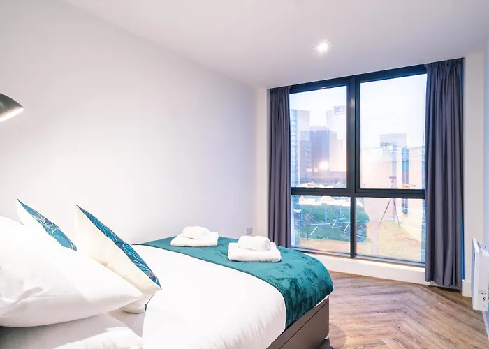 Stunning 2bed Flat In Location W Security 아파트 맨체스터