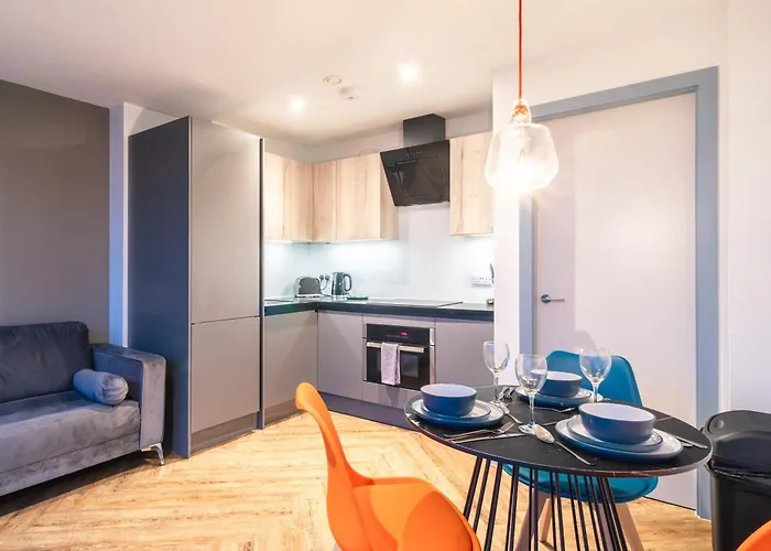 Stunning 2bed Flat In Location W Security * 맨체스터