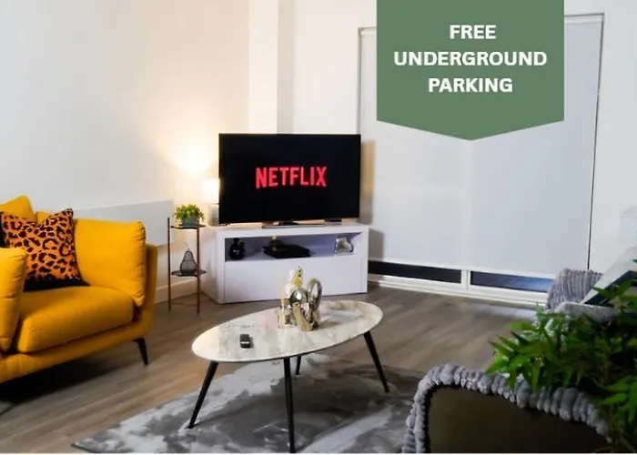 Apartment Manchester City Centre Apt, With Free Secured Parking & Balcony, Sleeps 4 - Free 1 Hour Early Check In For 2 Night Stays Only Until The End Of May