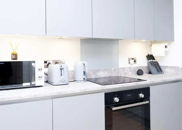 Apartmán Luxe In M1 With Pool, Gym & Manchester