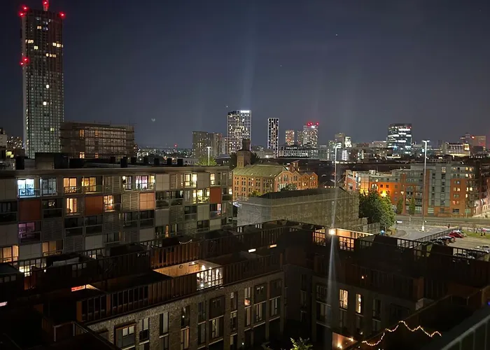 Daire Luxury In Centre Breathtaking View Manchester