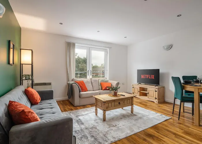 Apartamento Stylish 2Br Flat - Walk To Old Trafford - Free Parking Mánchester