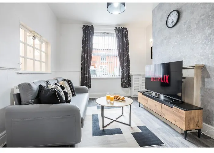 Lägenhet Modern 3bd House - Free Parking - Fast Wifi *