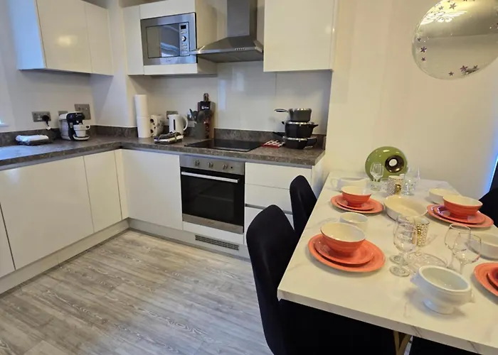 Mega3 Luxury 2-bedroom,2-baths With Free Car Park Apartmán Manchester