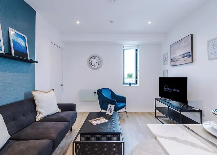 Lejlighed Duplex In Salford, 2br&2ba, Full Kitchen