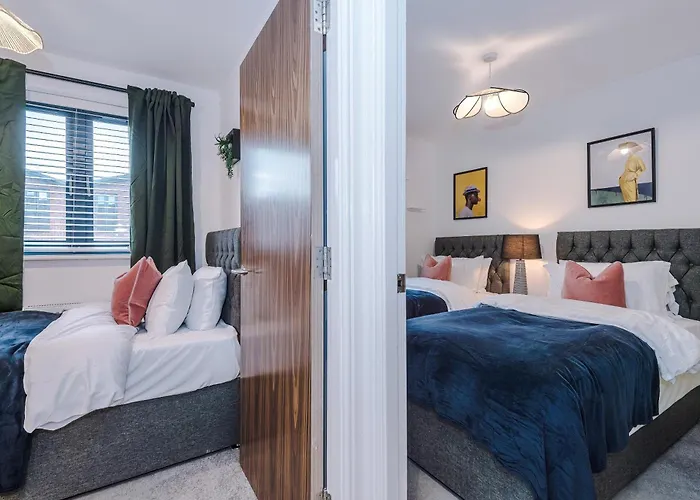 Big Mcr 5-bedroom Contractor House Sleeps 8 With Parking By Purestay Vakantiehuis Manchester