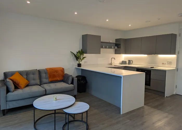 New 1br Gym Roof Terrace Lounge 아파트 맨체스터