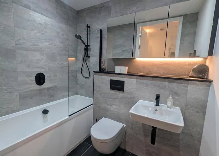 아파트 New 1br Gym Roof Terrace Lounge 맨체스터