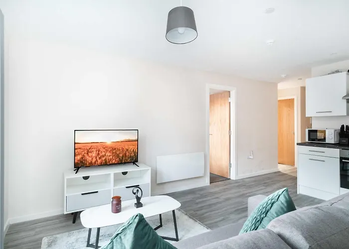 Bright & Spacious 2 Bedroom Apartmán Manchester