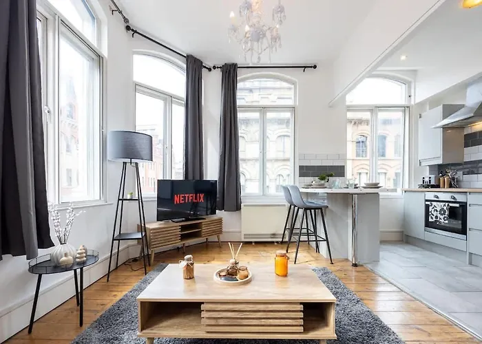 Daire Sleeps 6 Stunning 2 Bed By Superhost Manchester