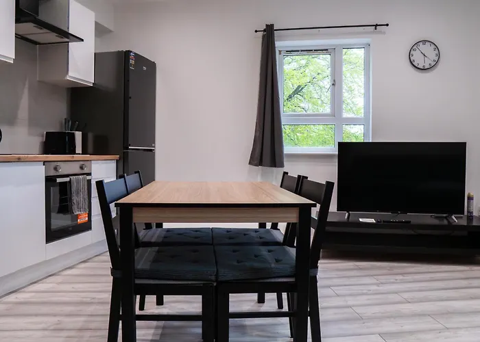 Apartamento Stunning Modern 3 Bed, 2 Bedroom - Secure Parking - Close To Centre And Old Trafford Mánchester