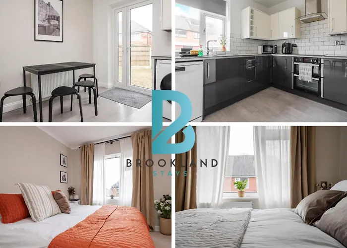 Three Bedroom House By Brookland Serviced Short Lets With Free Wifi * Manchester