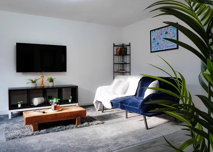 Sleek 2br Near Centre - Sleeps 6 - Parking Lejlighed Manchester