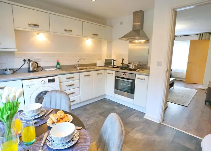 Appartement Modern 2 Bed House Close To *