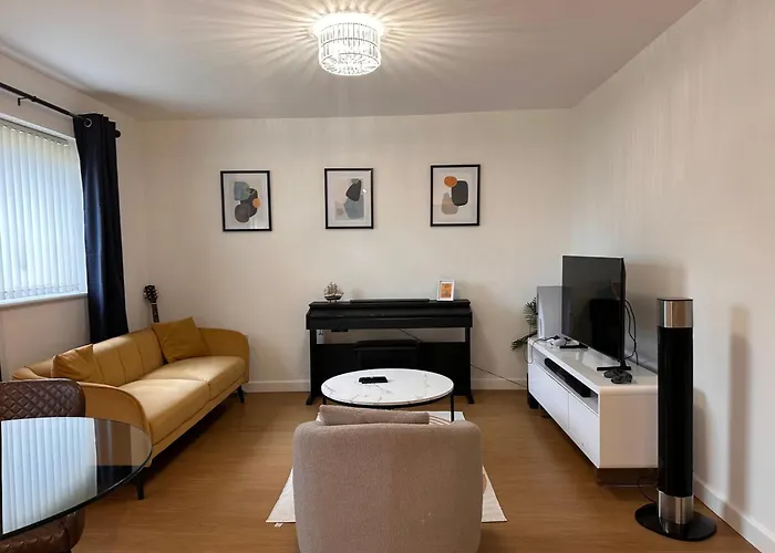 아파트 Centrally Located Modern 2 Bedroom Apartment, Minutes Walk To Ao Arena 맨체스터