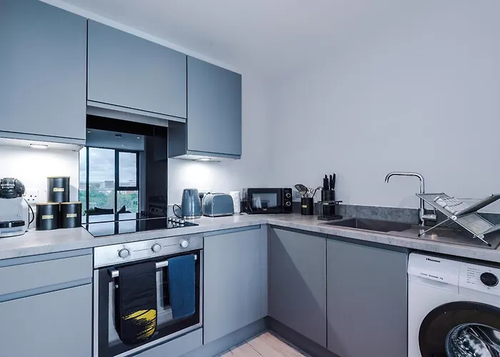 Luxury 1br Self Check-in 10mins To Centre * Manchester