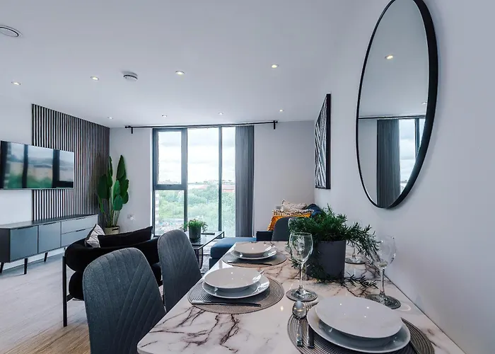 Luxury 1br Self Check-in 10mins To Centre * Manchester