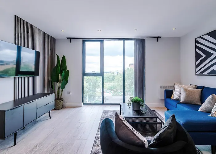 Luxury 1br Self Check-in 10mins To Centre 맨체스터