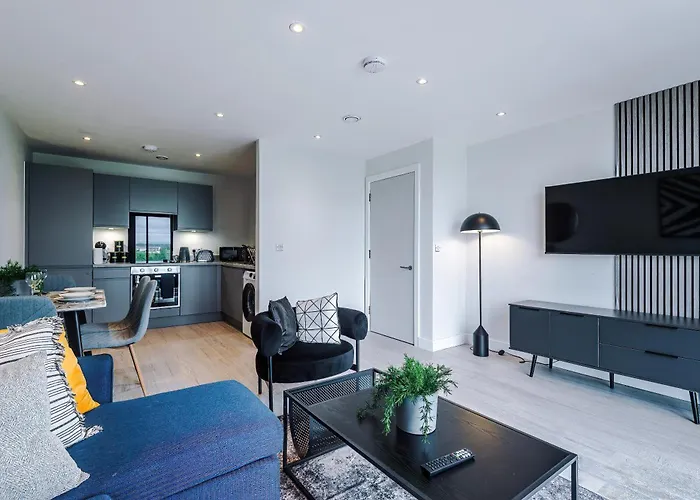 Luxury 1br Self Check-in 10mins To Centre 맨체스터
