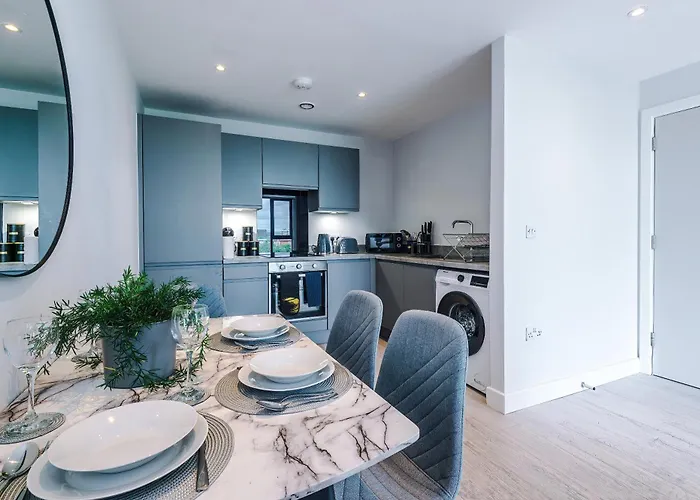 Luxury 1br Self Check-in 10mins To Centre * Manchester