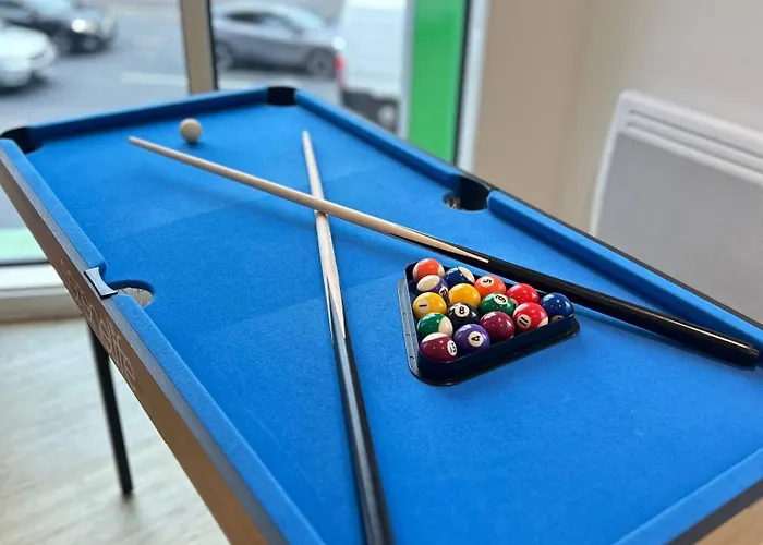 아파트 Spacious Mcr - Gym - Terrace - Games - Free Secured Parking *