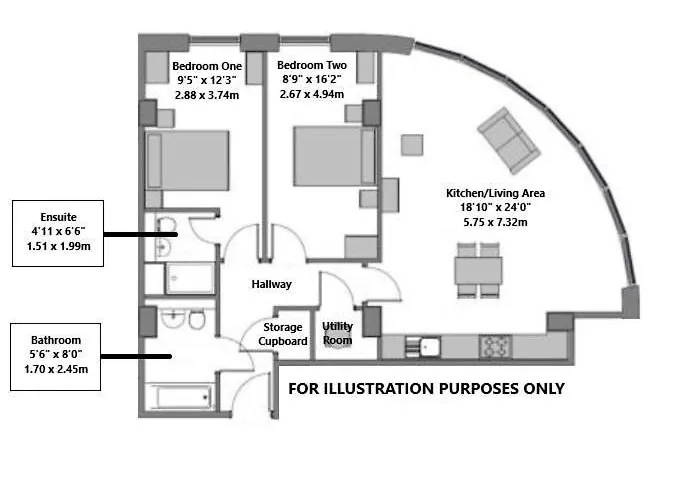 Quayside Living 아파트 *
