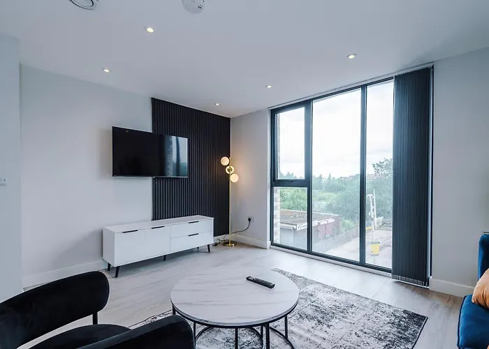 Stylish 1-bed Fast Wi-fi Easy Access To 맨체스터