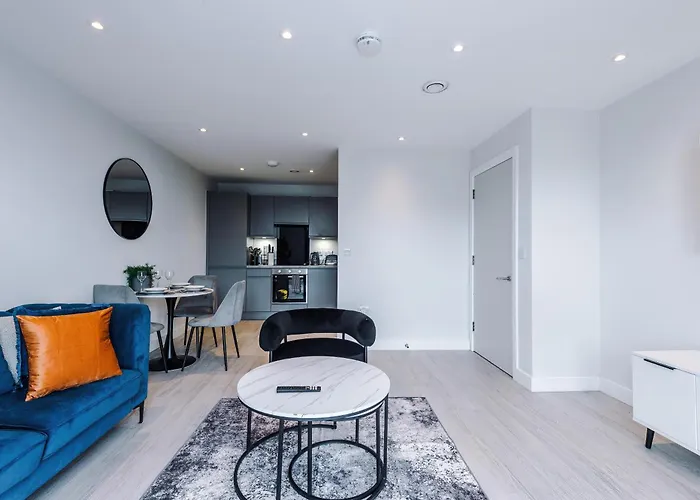 아파트 Stylish 1-bed Fast Wi-fi Easy Access To *