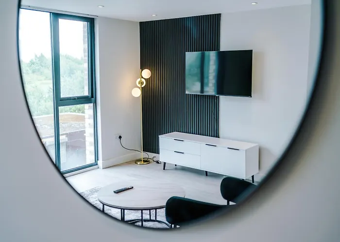 Apartmán Stylish 1-bed Fast Wi-fi Easy Access To *