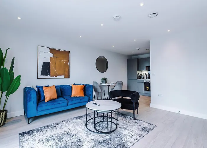 Apartmán Stylish 1-bed Fast Wi-fi Easy Access To Manchester