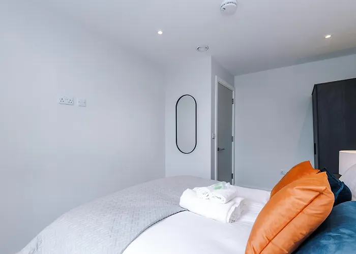 Apartmán Stylish 1-bed Fast Wi-fi Easy Access To Manchester
